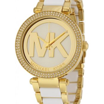 Michael Kors MK6313 Gold White wristwatch for women