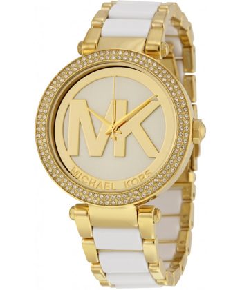 Michael Kors MK6313 Gold White wristwatch for women