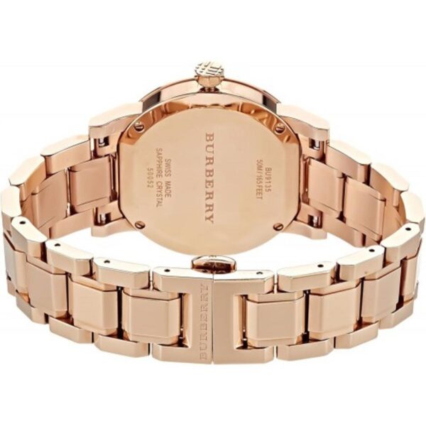 BURBERRY BU9126 Diamond Check Stamped Watch for Women