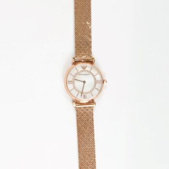 Emporio Armani AR11320 Rose Gold Pearl dial wristwatch for women