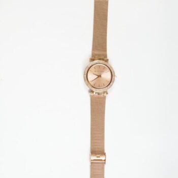 Michael Kors MK3369 Rose Gold Milanese loop wristwatch for women