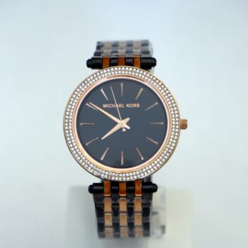Michael Kors MK3584 Darci Rose Gold Black wristwatch for women