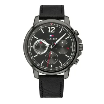Tommy Hilfiger TH1791533 Black leather wristwatch for men