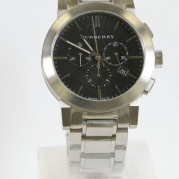 BURBERRY BU9351 Silver Chronograph wristwatch for men