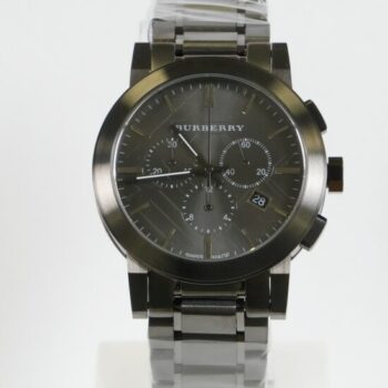 BURBERRY BU9354 Sleek Black wristwatch for men