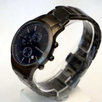 Emporio Armani AR11215 Renato Black wristwatch for men - Image 2