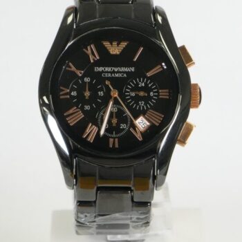 Emporio Armani AR1410 Valente Black Rose Gold