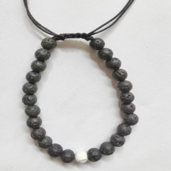 Men's BW black bracelet