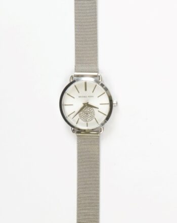 Michael Kors MK3843 Women's Portia Three-Hand Stainless Steel Watch