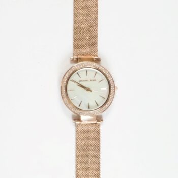 MICHAEL KORS MK4519 Darci Quartz Crystal Mother of Pearl Dial Ladies Watch