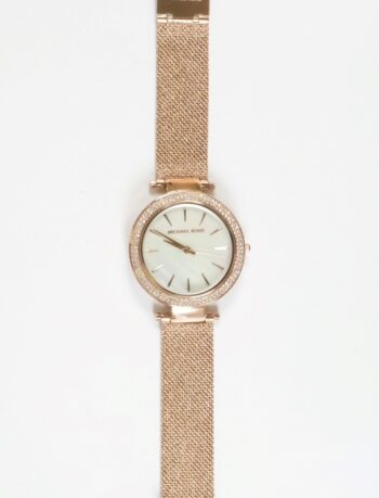 MICHAEL KORS MK4519 Darci Quartz Crystal Mother of Pearl Dial Ladies Watch