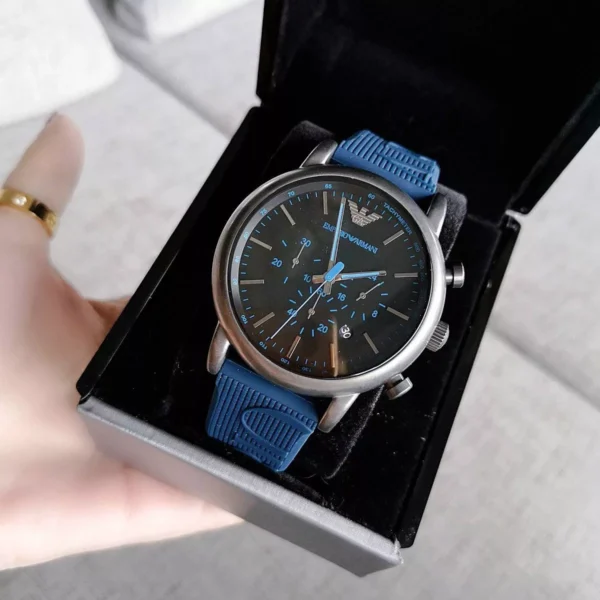 Emporio Armani AR11023 Blue Quartz Wristwatch for Men