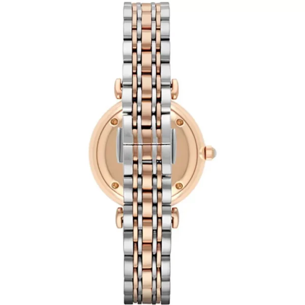 Emporio Armani AR1926 Silver Rose Gold Wristwatch for Women