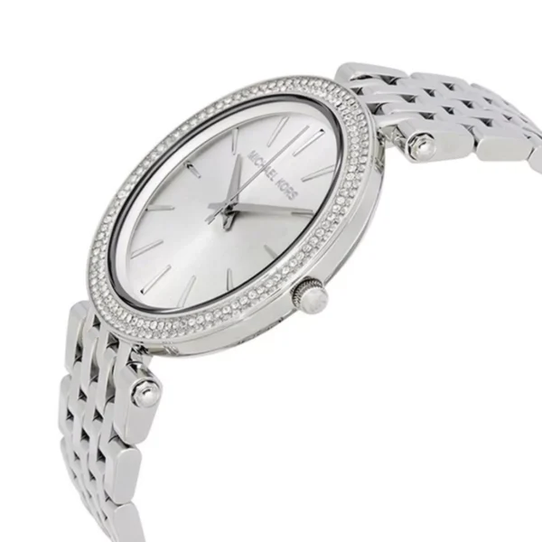 Michael Kors MK3190 Silver Inlaid Wristwatch for Women