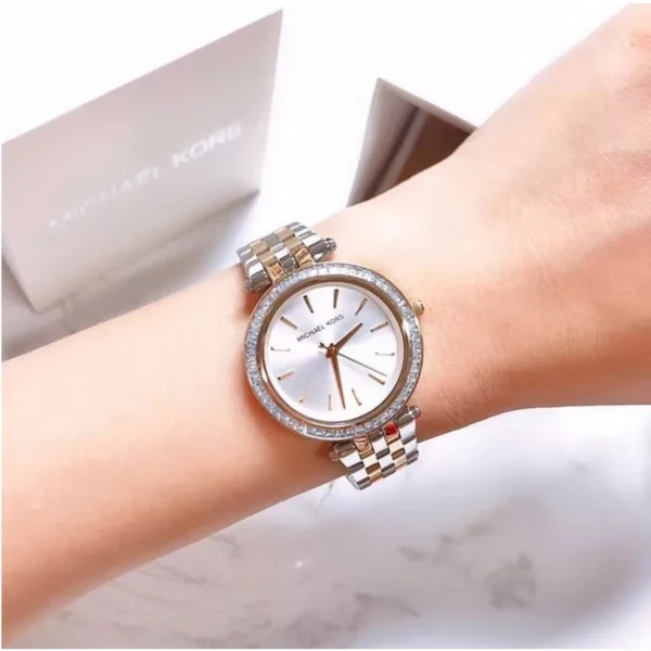Michael Kors MK3405 Darci Silver Gold Wristwatch for Women