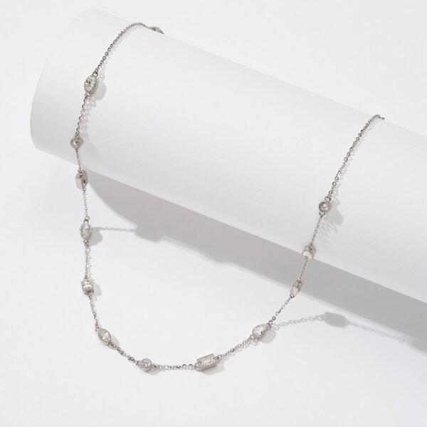 Stunning Womans 925 Sterling Silver Necklace - Image 4