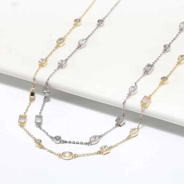 Stunning Womans 925 Sterling Silver Necklace - Image 5