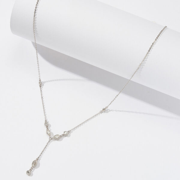 Magnificent Womans 925 Sterling Silver Necklace - Image 2
