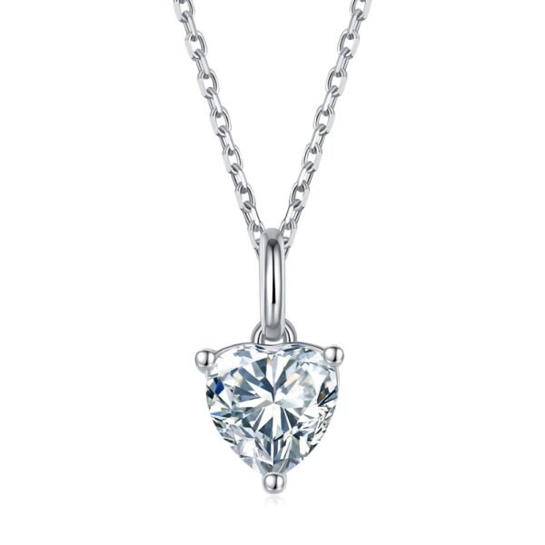Womans 925 Sterling Silver Necklace with stone