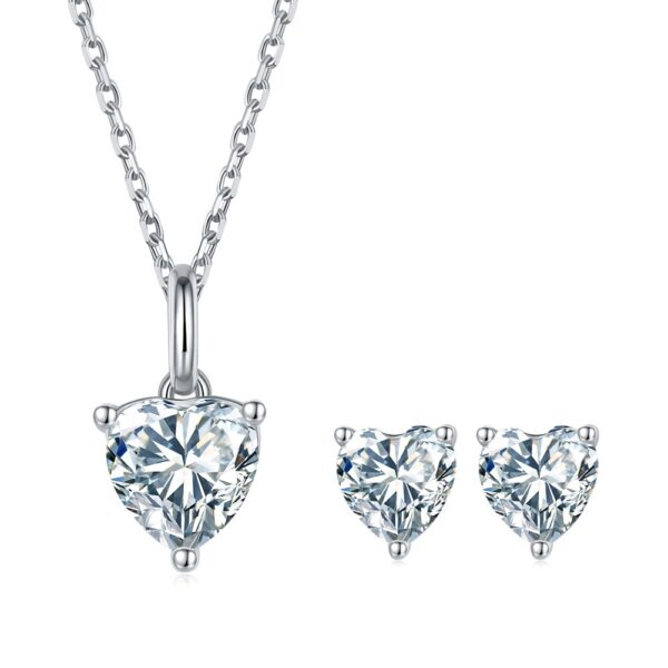 Womans 925 Sterling Silver Necklace with stone - Image 5