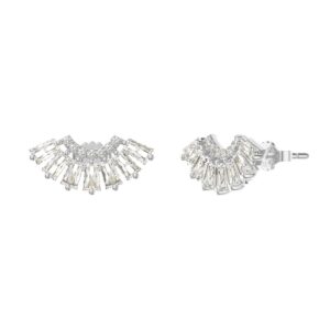 Gorgeous 925 Sterling Silver Stud Earrings with stones for her