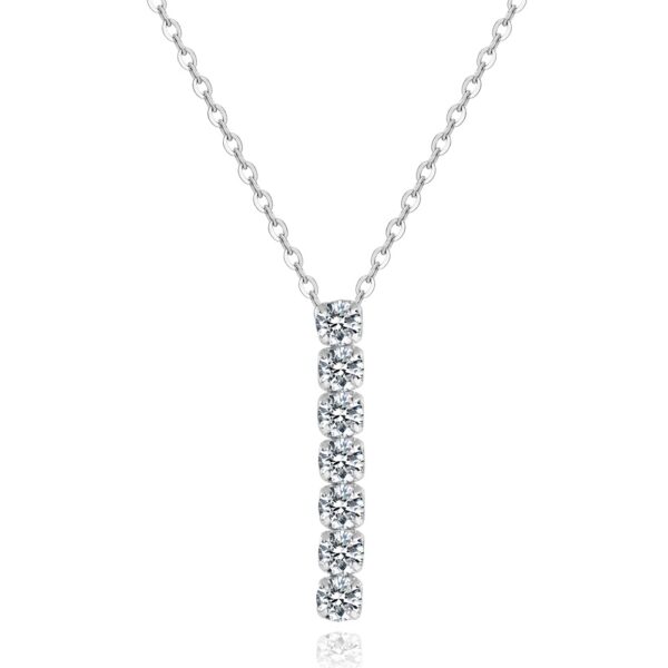 925 Sterling Silver Necklace for her with stones