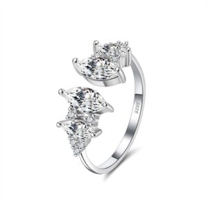 Womens Adjustable ring 925 Sterling Silver