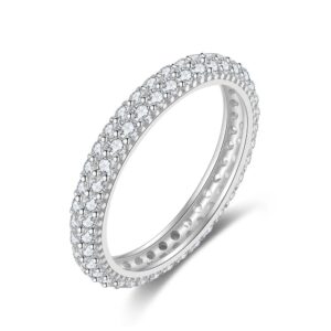 925 Sterling Silver ring for her with multiply stones Size 6