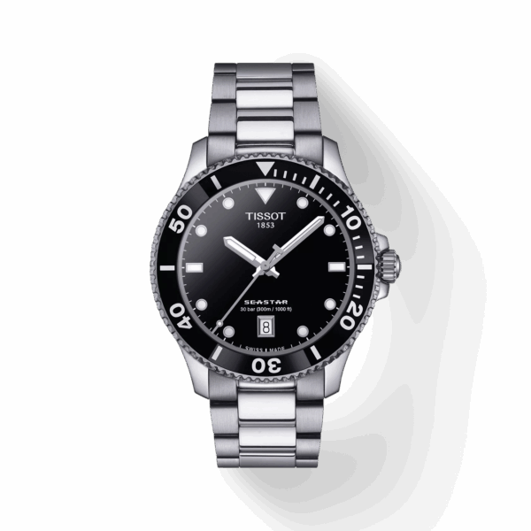 Tissot T120.410.11.051.00 Seastar 1000 40mm black dial watch for man