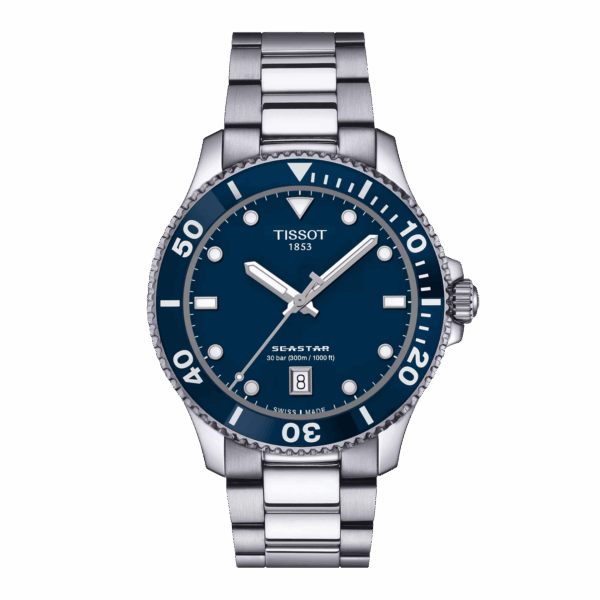 Tissot T120.410.11.041.00 Seastar 1000 40mm blue dial watch for man