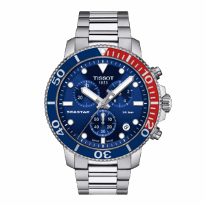 Tissot T120.417.11.041.03 Seastar 1000 Quartz chronograph blue dial