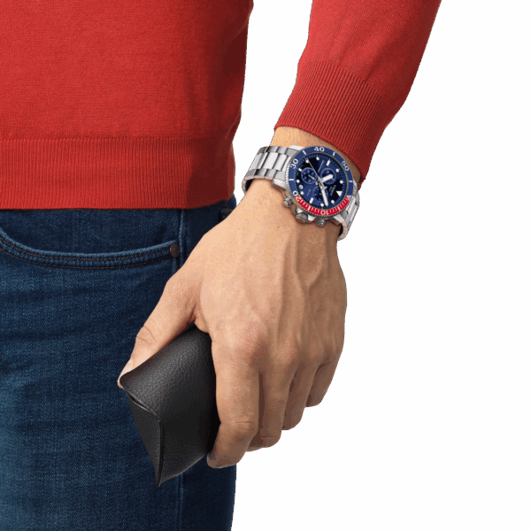 Tissot T120.417.11.041.03 Seastar 1000 Quartz chronograph blue dial - Image 2