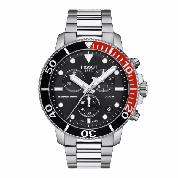 Tissot T120.417.11.051.01 Seastar 1000 Quartz chronograph black dial