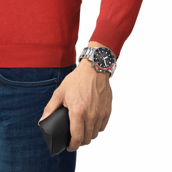 Tissot T120.417.11.051.01 Seastar 1000 Quartz chronograph black dial - Image 2