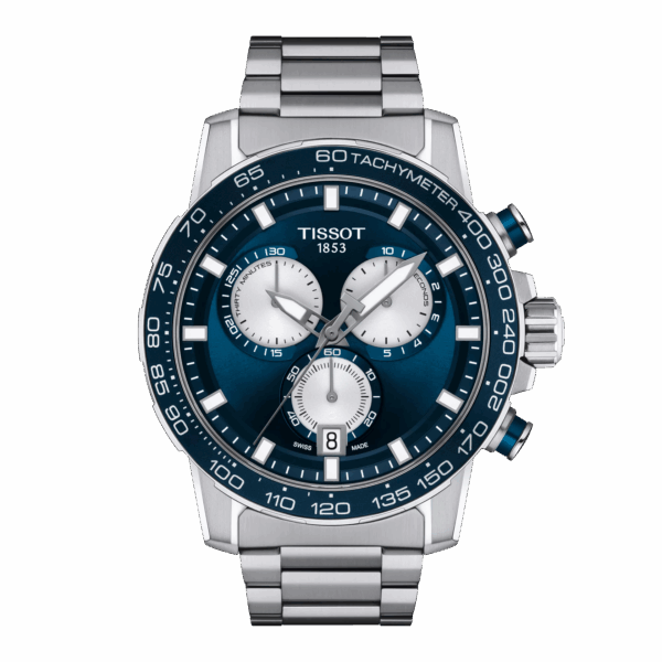 Tissot T125.617.11.041.00 Supersport Chrono blue dial watch for men