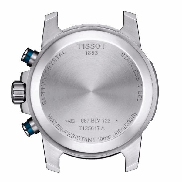 Tissot T125.617.11.041.00 Supersport Chrono blue dial watch for men - Image 2