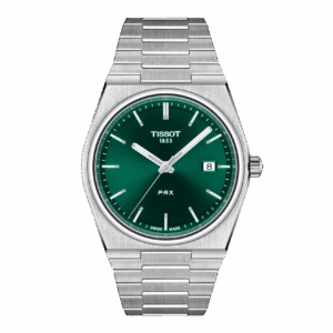 Tissot T137.410.11.091.00 PRX 40mm green dial silver watch for him
