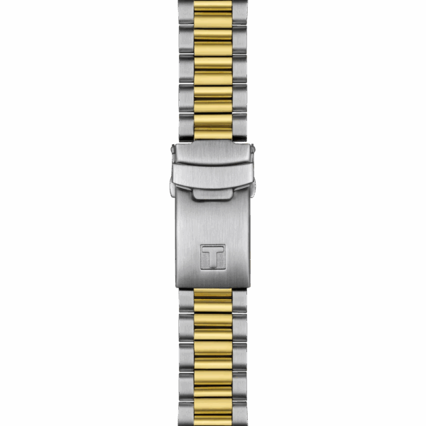 Tissot T149.417.22.051.00 PR516 Chronograph black dial silver and gold watch for man - Image 5