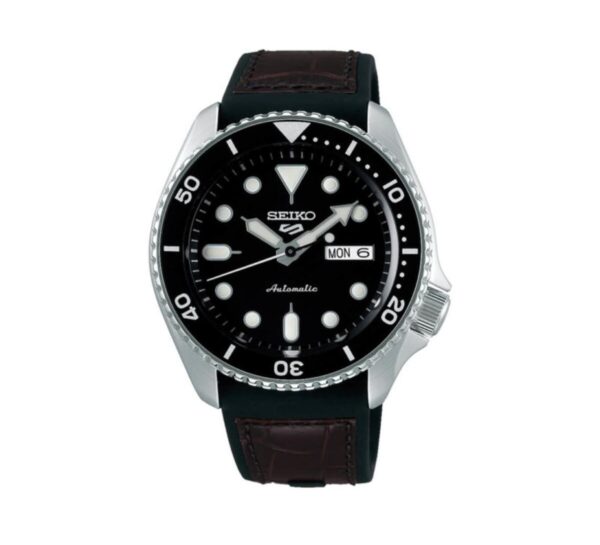 Seiko SRPD55K2 5 Sports SKX Series Black dial with Silicone strap