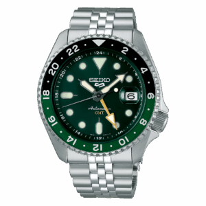 Seiko SSK035K1 5 Sports SKX GMT Bi-Colour Green